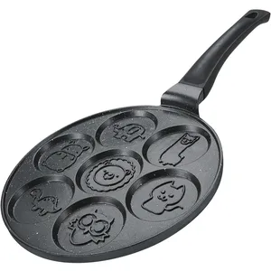 Herzberg 26cm Pannenkoek- En Crêpepan Met Marmeren Coating - 7 Schattige Dieren pas cher