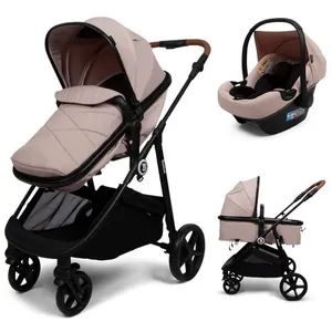 Baninni 3-in-1 Multi Standen Kinderwagen met Autostoel Nelia Beige pas cher