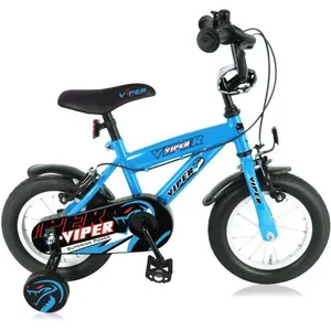 Vélo enfant - MBM - Viper H - 12 pouces - Freins à main - Aluminium - Bleu pas cher