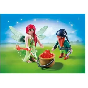Playmobil Duo Pack - 6842 - Fée et nain de la forêt pas cher