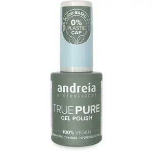 Andreia Professional - Gellak - True Pure - Lente Kleur Blauw - Poeder Blauw met Zachte Glans T55 - HEMA vrij - Vegan - 10,5ml pas cher
