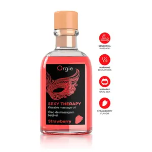 Orgie Kit de massage des lèvres Strawberryâ 100 ml 100 ml E32279 pas cher