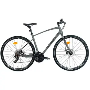 VÉLO ELEVEN FREEZ 1.0 28" GRIS/NOIR MATE S pas cher