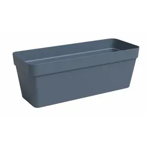 Jardinière - Plastique - Bleu Ardoise - Rectangulaire - L49,9 x P20 x H18,1cm - ARTEVASIVendu parbol