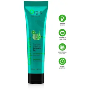 Orgie Lubrifiant Aromatisé Cocktail Caipirinha 100ml   pas cher