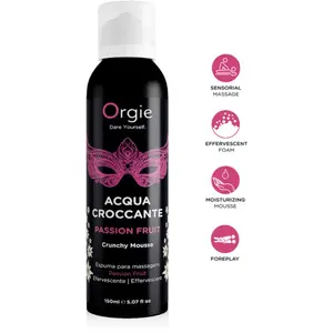Orgie - Acqua Croccante Crunchy Mousse Passievrucht 150 ml pas cher