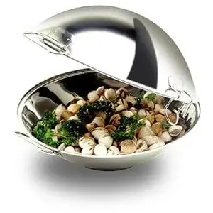 Artame ART32803   Cataplana, Sauteuse, Wok - Tous Feux Dont Induction, INOX 18/10, Ø 30cm, Argent pas cher