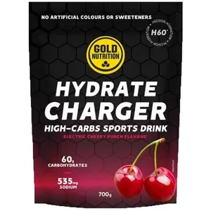 Gold Nutrition Boisson Isotonique En Poudre Hydrate Charger H60 Cerise 700g pas cher