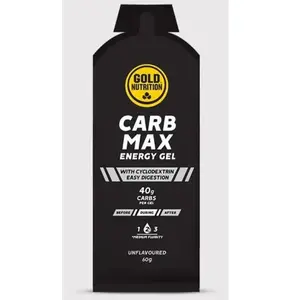 Gold Nutrition Boîte De Gels énergétiques Carb Max Fraise 60g 16 Unités pas cher