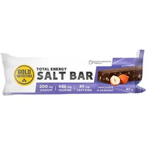 Gold Nutrition Boîte De Barres énergétiques Endurance Sel Et Chocolat Noisette 40g 15 UnitésVendu parbikeinn
