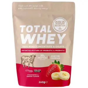 Gold Nutrition Protéine De Lactosérum Total Fraise Et Banane 260g pas cher