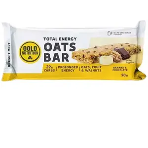 Gold Nutrition Boîte De Barres énergétiques Total Oats Banane Et Choco... pas cher