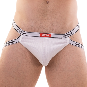 Rib Jock Proud Boy Blanc blanc MVendu pargaystore