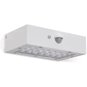 ASLO Applique murale LED Solaire 3W Blanche Eclairage led d'extérieur Détec... pas cher