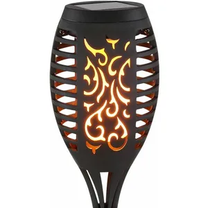 Ensoleille - Torche de jardin de lumière solaire de décoration de jard... pas cher