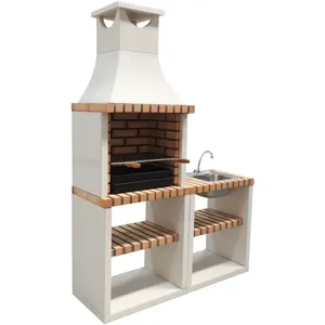 Maestro Ferretero - movelar - Barbecue préfabriqué à bois et charbon d...