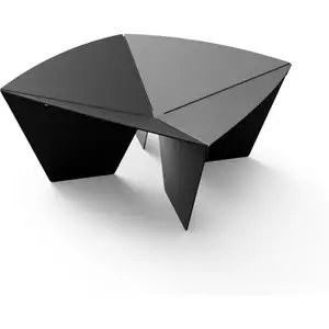 MAESTRO FERRETERO Foyer de Jardin syrtis - 65 x 65 x 31 - Revêtu d'Acier Thermique Noir. Brasero d'extérieur pour jardin fabriqué en acier - Tuozi pas cher