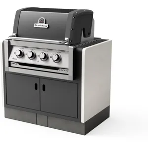 MAESTRO FERRETERO Barbecue à Gaz encastrable Modèle kitaway gas Regal 420 encastrable (Gris/Blanc - 98 x 73 x 119 cm) - Tuozi pas cher