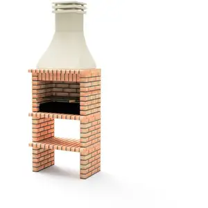 Maestro Ferretero - movelar - Barbecue Préfabriqué à Bois et Charbon M...