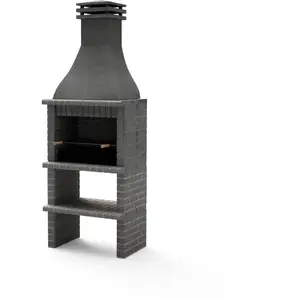 Movelar - Barbecue Préfabriqué à Bois et Charbon Modèle khiva plus ave...
