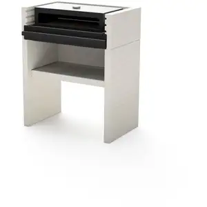 Tuozi - Barbecue à Charbon Modèle venit flex (Gris/Blanc - 78 x 47 x 9...