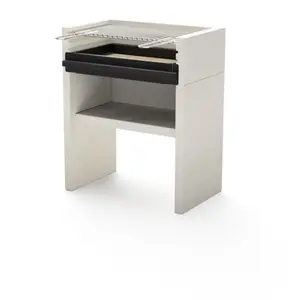 MAESTRO FERRETERO Tuozi - Barbecue à Charbon Modèle venit flex (Gris/Blanc - 78 x 47 x 95 cm)