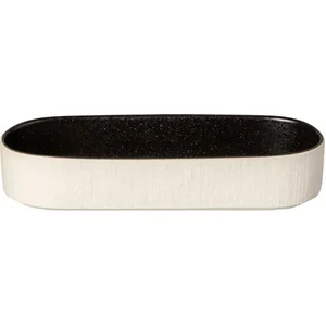 Costa Nova Nótos Zwart Ovale Schaal - Aardewerk - 25cmx9cmxH4,5cm pas cher