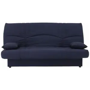 Dream Banquette Clic Clac 3 Places - Tissu Bleu Foncé - Slyle Contemporain - L 190 X P 92 Cm