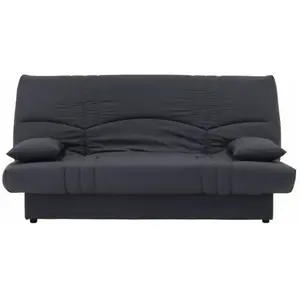 Comparateur de prix : Dream Banquette Clic Clac 3 Places - Tissu Gris Anthracite - Slyle Contemporain - L 190 X P 92 Cm