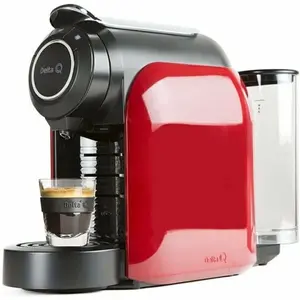 Comparateur de prix : Delta Q 012872 Evolution Machine à Capsules Rouge 44 x 19,3 x 33 cm