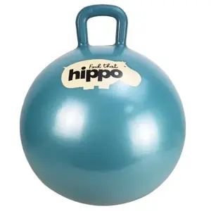 Find that hippo Ballon sauteur cyan foncé (45 cm) pas cher