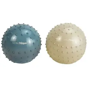 FIND THAT HIPPO Set Van 2 Sensory Ballen - Metallic Blauw En Kaki. pas cher