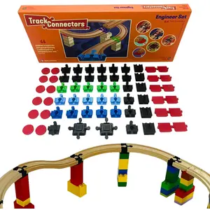 TOY2 Engineer Set - 64 Brio Duplo Adapters | Treinbaanonderdelen - Houten Treinbaan pas cher