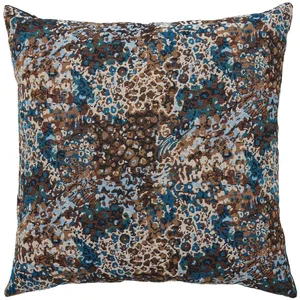 EBUY24 Lova coussin décoratif 45×45 cm bleu brun. pas cher