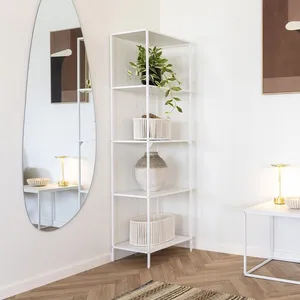 Drawer Etagère 5 niveaux 51x36x170 cm en métal blanc - VITEA pas cher