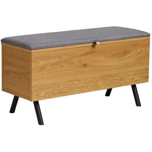 House Nordic Opbergbank Barco - Naturel Hout - 92x48x33cm pas cher