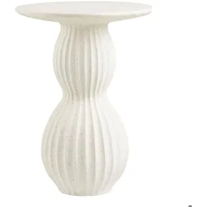Drawer Irma table basse table d’appoint Ø40 cm blanche. pas cher