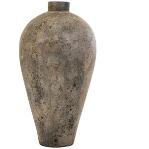 House Nordic Decoratie Pot Terracotta Corvo Bruin Ø40x80cm pas cher