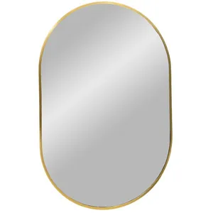 EBUY24 Madrid Miroir 50x80 cm, laiton.