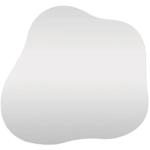Miroir - Palermo - 50x55 cm - Blanc - Verre - Chambre - Décoration murale pas cher