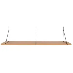 HOUSE NORDIC Etagère murale bois et noir 120 x 29 cmVendu pargalaxus
