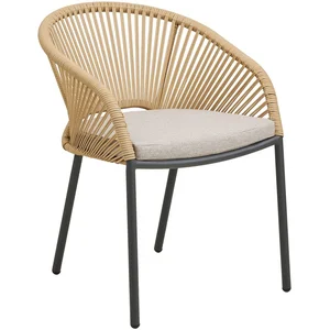 Noomi tuinstoel incl. kussen beige, zand. pas cher