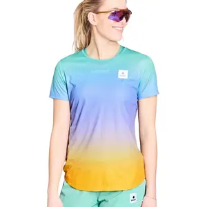 T-shirt femme Saysky Drip Dye Flow Violet SVendu parendurance-store