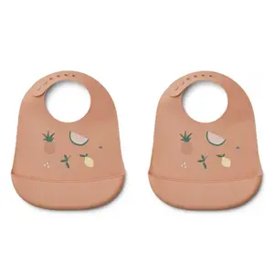 Liewood Tilda Siliconen Slab 2 Pack | Fruit Pale Tuscany pas cher