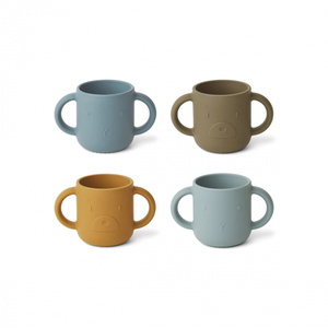 Liewood Drinkbekers Oortjes Gene Cup Blue Mix 4 St. pas cher