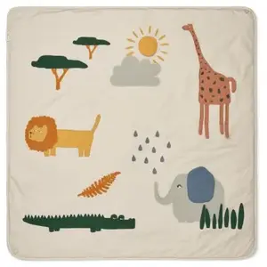 Liewood Tapis d'éveil Glenn Safari Sandy Mix (110 x 110 cm) pas cher