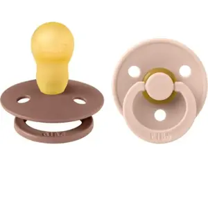 BiBS - Colour Collection - Stage 3 Fopspeen - 18+ maanden - 2 stuks - Woodchuck / Blush pas cher