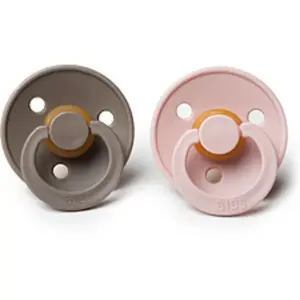 BIBS Fopspenen - 6-18 mnd, T2 (Dark Oak & Blush) pas cher