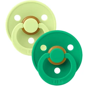 BiBs Fopspeen - Rond - 2 Stuks - 0-6 Mnd - Matcha / Cactus pas cher