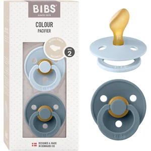BIBS - Colour Fopspeen - Anatomisch - Maat 2 - Baby Blue/Petrol - Duopack pas cher